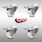 Service Caster 3 Inch SS Nylon Wheel Swivel Bolt Hole Caster Set with Total Lock Brake SCC SCC-SSBHTTL20S314-NYS-4 - alternate 2